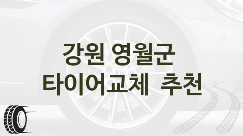 강원 영월군 
타이어교체  추천