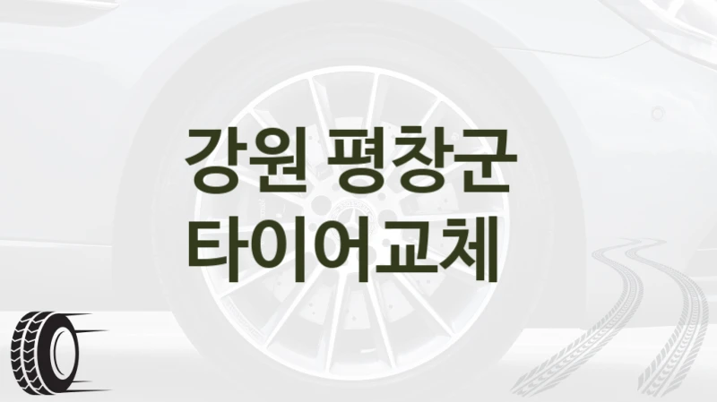 강원 평창군 
타이어교체
