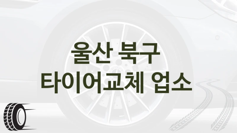 울산 북구 
타이어교체 업소