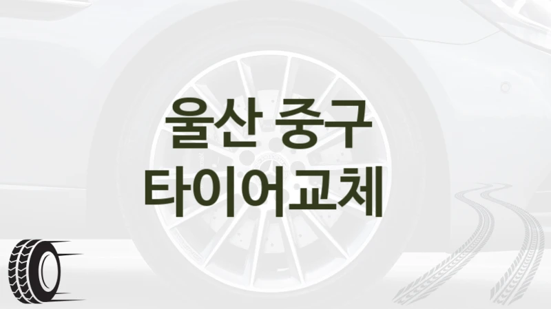 울산 중구 
타이어교체