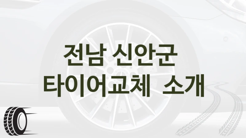 전남 신안군 
타이어교체  소개