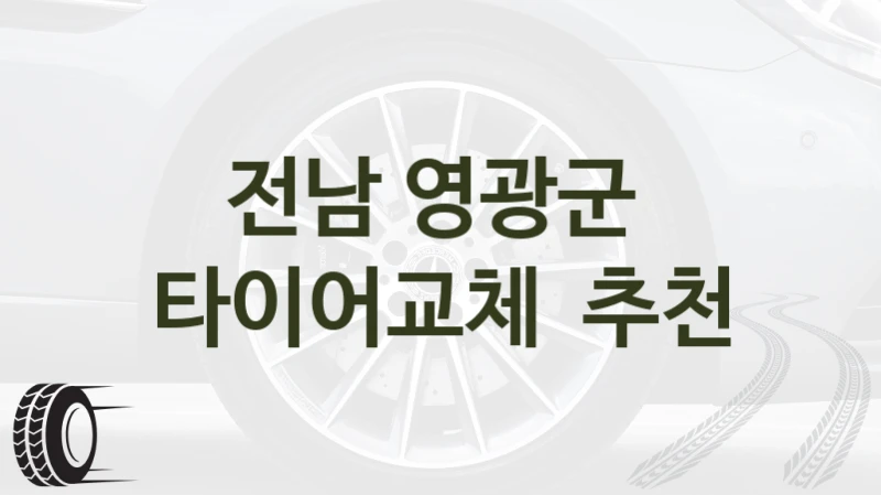 전남 영광군 
타이어교체  추천