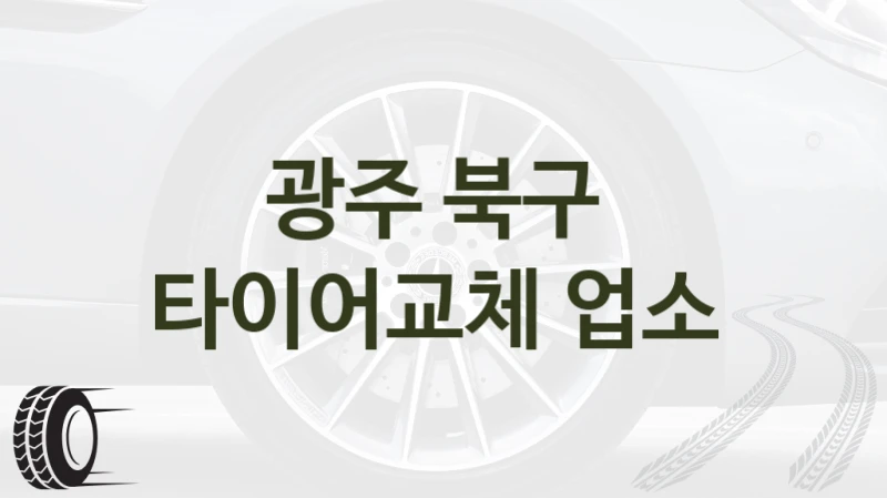 광주 북구 
타이어교체 업소