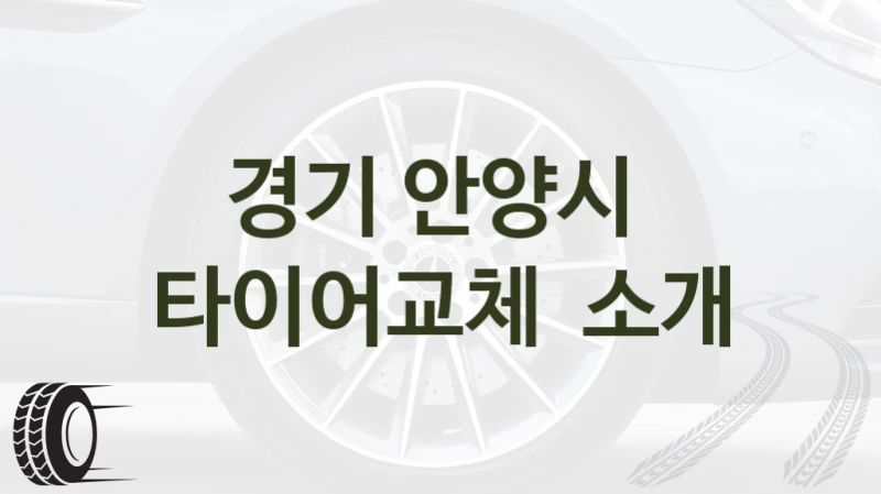 경기 안양시 
타이어교체  소개